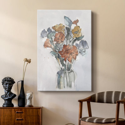 Aquarelle, arrangement floral I - galerie Cavas sur mesure