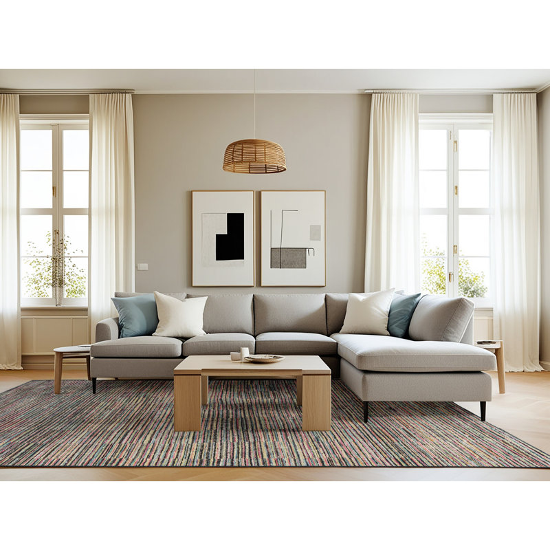 Abstract Indoor Rug, Rectangle 8' x 10'