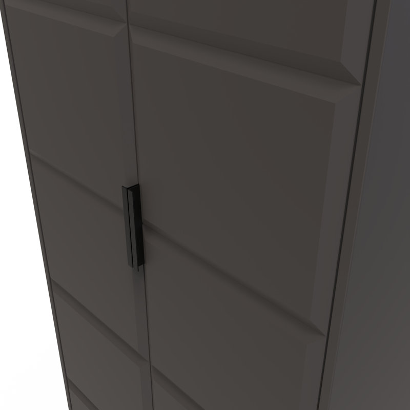 Besian 2 Door Wardrobe , Graphite