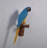 Yellow Blue Parrot Wall Decor Life Size Statue