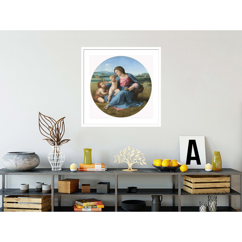 «The Alba Madonna» par Raphael, impression giclée sur cadre, H 13,75 po x l 13,75 po