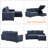 Upholstered Sleeper Sofa-1102385186