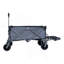 Wagon pliable pliable 300 L, extra long 49 po avec hayon, grandes roues de 7 po x 4 po, chariot de plage pliable robuste 400 lb-123115714
