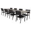 Jayesh 8 - Person Patio Dining Set with Extendable Rectangular Table-1985549545