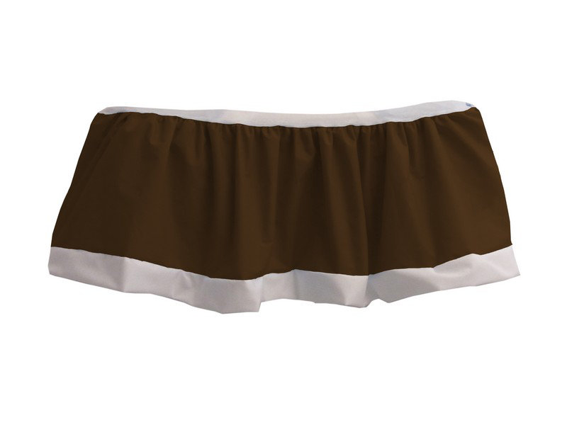 Jupe de lit de bébé Dehaan, Brun
