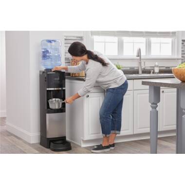 Primo Black Bottom-loading Cold and Hot Water Cooler at