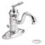Waterhill Single Hole Bathroom Faucet with Pop-Up Drain-7147295