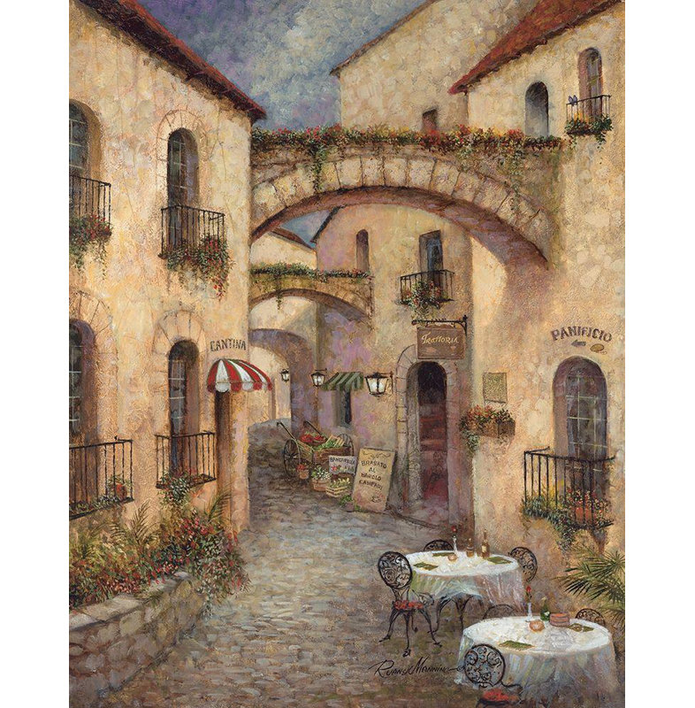 «Red Barrel Studio® Manning, Ruane», reproduction d'art sur toile tendue: Buon Appetito II 10660