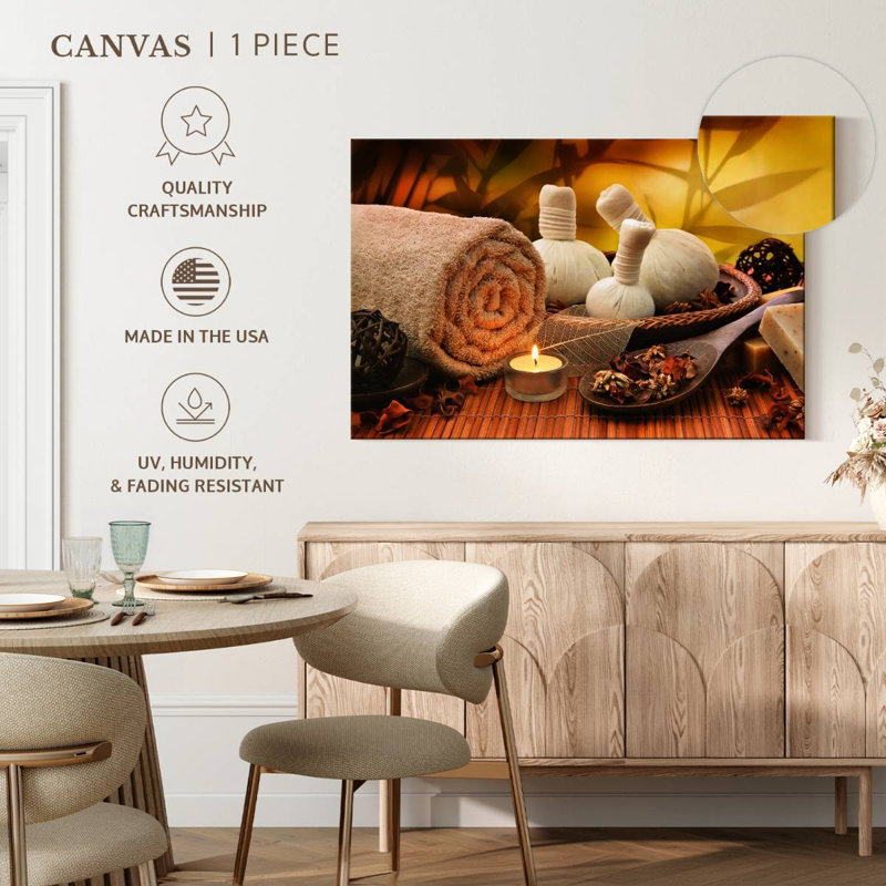 Kerrick Oriental Spa Massage, 34" H x 51" W