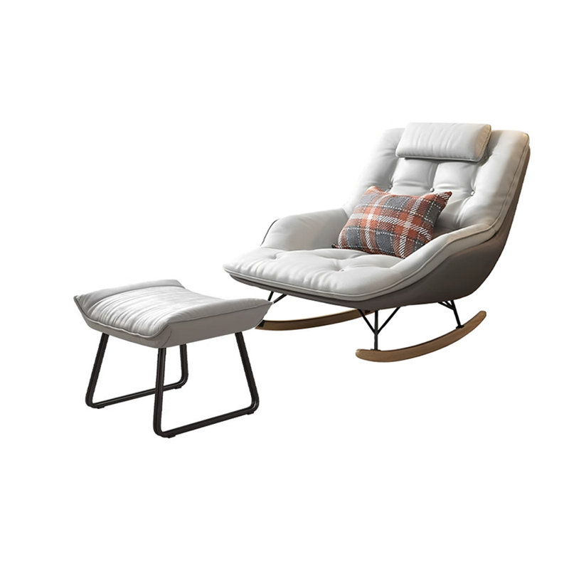 Chaise berçante à roulettes Sledge Type, Gris