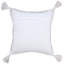Coussin à fermeture à glissière 100% coton 20 po x 20 po-99070523
