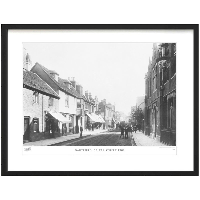 Dartford, Spital Street 1902 - Single Picture Frame Print, 28cm H x 36cm W x 2.3cm D