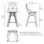 Faz Wood - Counter Stool - Set Of 4 - Basic/Injection-64446605