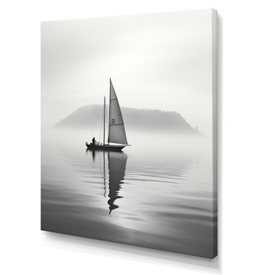 Voilier «Simplicity at Lake» sur toile