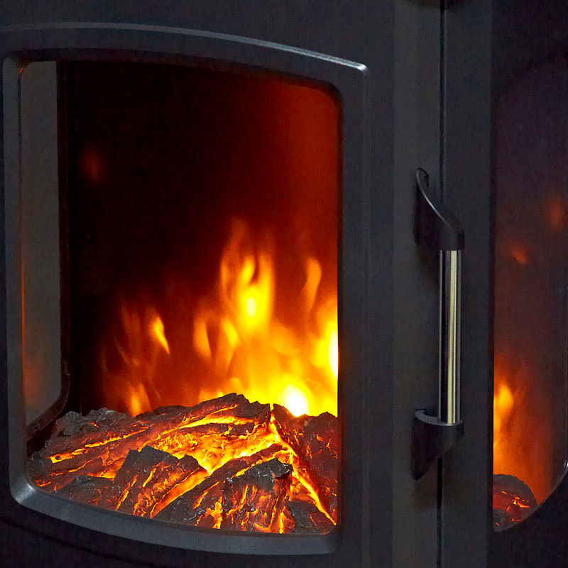 Brambly Cottage 43.7 cm W Black Fireplace