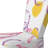 Yellow Circle Pattern - Upholstered Patterned Accent Side Chair