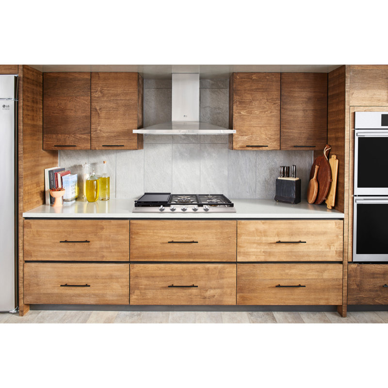 36" Natural Gas Cooktop with 5 Burners, Stainless Steel