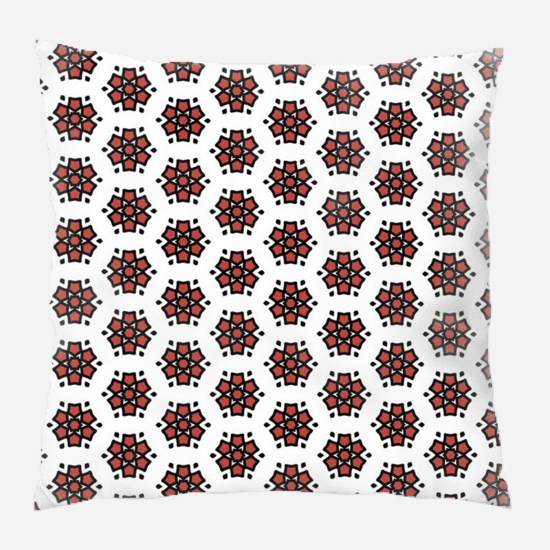 Coussin décoratif à motif, Intérieur