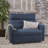 Double Seat Recliner Chair With Plush Cushions