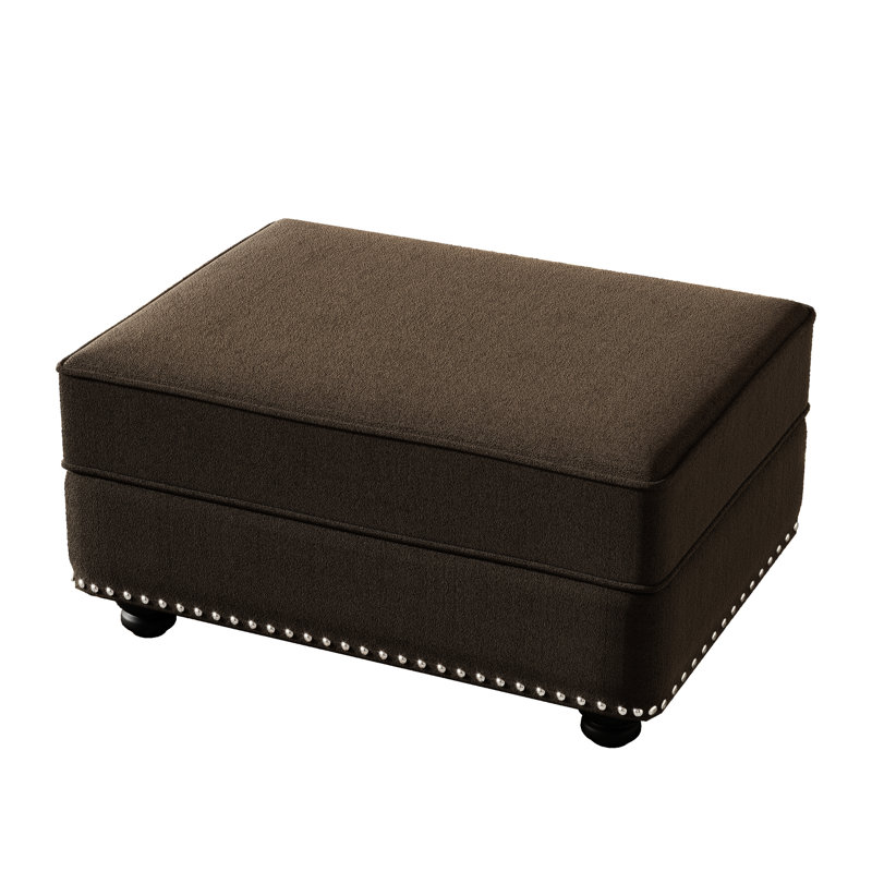 Velours brun pour salon de yoga à domicile - S'harmonise avec différents canapés, peut servir de siège d'appoint, en velours doux, confortable et durable.