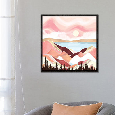 Autumn Lake Sunrise - Print on Canvas
