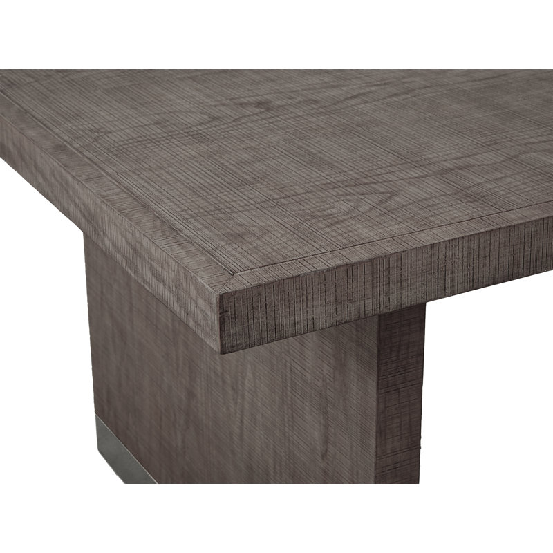 Table de salle à manger extensible Bustamante, Gris