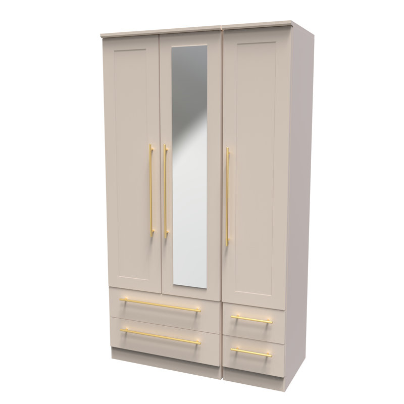 Behrad Manufactured Wood Wardrobe, Kashmir Matt