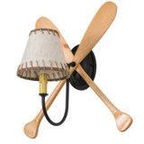 Rustic Lodge 1 - Light Swing Arm