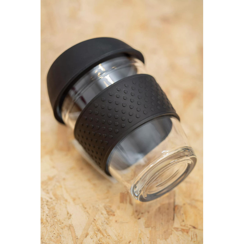 Symple Stuff Burnsville Travel Mug, Black