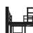 Sturdy Metal Loft Bed, Featuring A Easy  Climbing Ladder And Safety Guardrails-1491559007