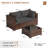 2-Person Outdoor Seating Group With Coffee Table-103726318