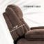 Fauteuil de massage pour personnes âgées, brun-1572906142
