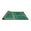 Tapis à motif géométrique vert-2145222204