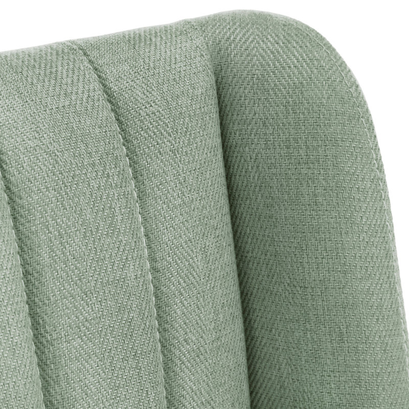 Chaise d'appoint à oreilles Simmerman, Vert aqua