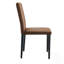 Deux chaises de salle à manger en tissu à deux technologies, simple et polyvalente, confortable et accompagnée, exquise et fonctionnelle pour les repas modernes-1195187689