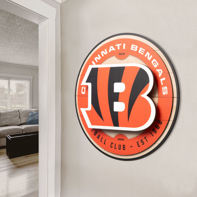 NFL Cincinnati Bengals 3DX Circle Wall Art