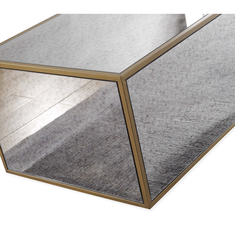 Block Coffee Table, 45.7 cm H x 109.2 cm W x 58.4 cm D