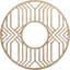 Médaillon de plafond en bois de bouleau empire 32 po x P 11 3/4 po x P 1/4 po-63411730-63411742