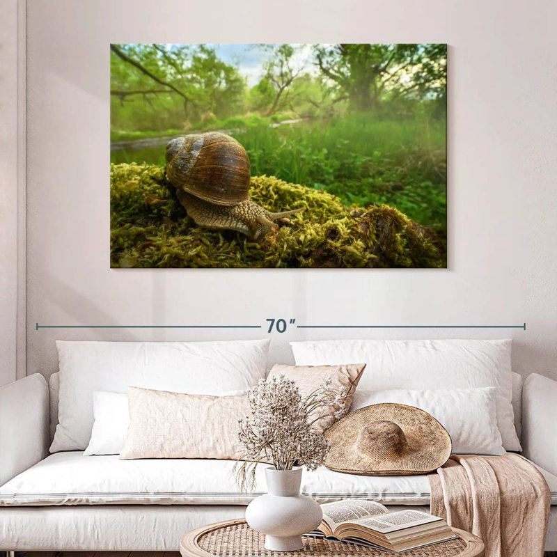 Roman Garden Snail, 32" H x 48" W