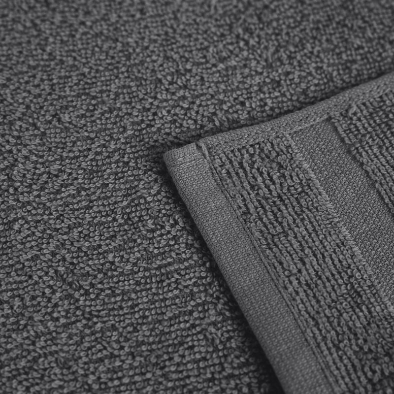 Martex The Everyday Charcoal Washcloth Set, Charcoal