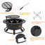 Round Wood Burning Fire Pit