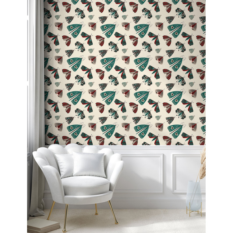 Zarrukh Roll, Teal Dark Pink Cream, 100" L x 13" W