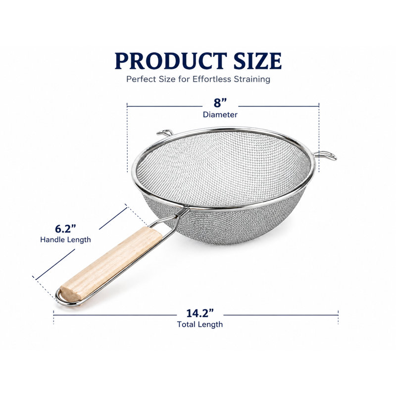 HUJI Mesh Food Strainer