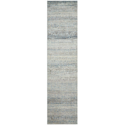 Nomad Haven Wool Hand Knotted Area Rug in Misty Sky