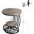 2 Tiers Couch Table,Round Side Table,End Table