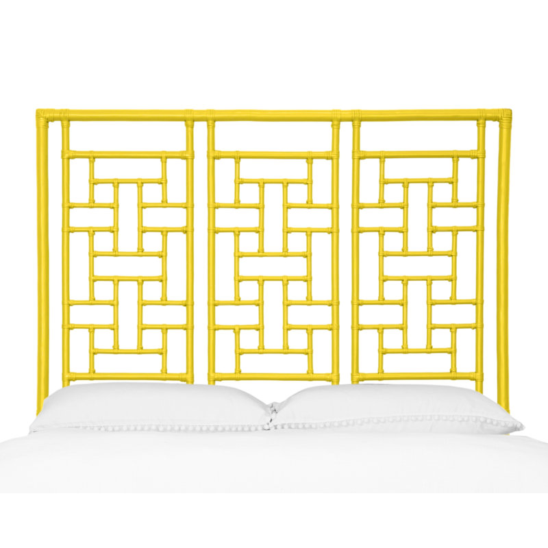 Ohana Open-Frame Headboard, Queen, Sunflower Yellow