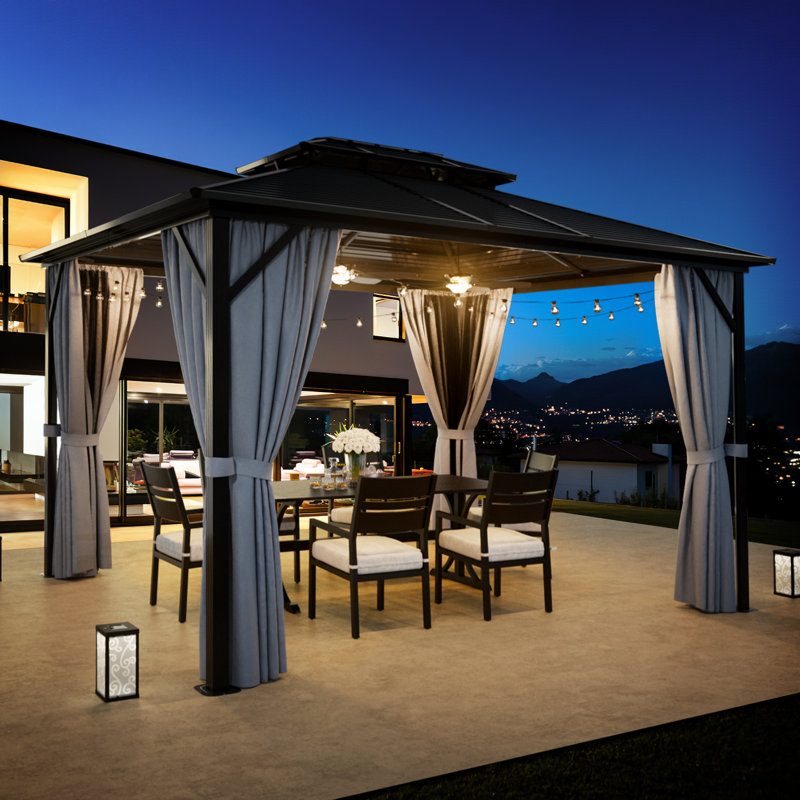12 pi. L 10 pi. D Pavillon de jardin