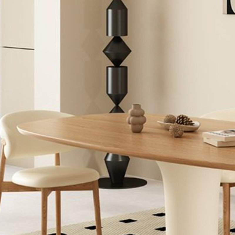 Table de salle à manger Stocksbridge, 7 pièces : table, 6 chaises, H 29,52 po x l 55,11 po x P 31,49 po