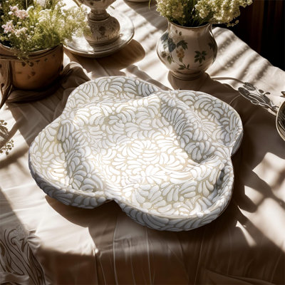 High Quality Talavera Segmented Appetizer Plate 