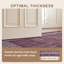 Tapis Rowan2 moderne à l'aspect vieilli, uni gris et blanc, lavable à la machine, antidérapant, à poils courts, pour l'intérieur et l'extérieur, adapté aux animaux domestiques, idéal pour le salon, la chambre, la salle à manger, l'entrée, le corridor ou le bureau.-1540336628